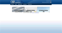 Desktop Screenshot of cmpconsultores.com